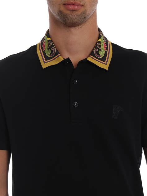 polo versace colletto|versace designer polo.